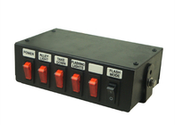 Commutateur réglable de guide optique de la parenthèse LED/commutateur sirène de contrôle avec 6 boutons