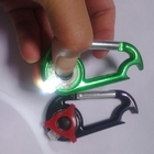 Design personnalisé PS, lumière flash de porte-clé mini LED PVC matériau pour give away cadeaux