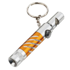 Matériel imprimé LED Torche porte-clés en métal / Flash chaîne clé lumineuse de cadeaux promotionnels