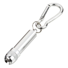 Torche porte-clés métal de conception personnalisée, blanc conduit porte-clés lampe de poche pour les cadeaux promotionnels