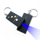 Promotion métal petites et plastique le torch de porte-clés lampe de poche pour donner des cadeaux à