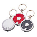 Custom made personnalisé métal et le plastique porte-clés lampe de poche pour les cadeaux promotionnels