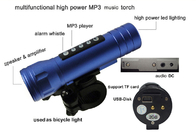 Torche réglable de lampe-torche du stroboscope portatif LED avec le lecteur MP3 YSF - MT08