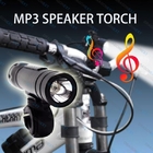 Torche réglable de lampe-torche du stroboscope portatif LED avec le lecteur MP3 YSF - MT08
