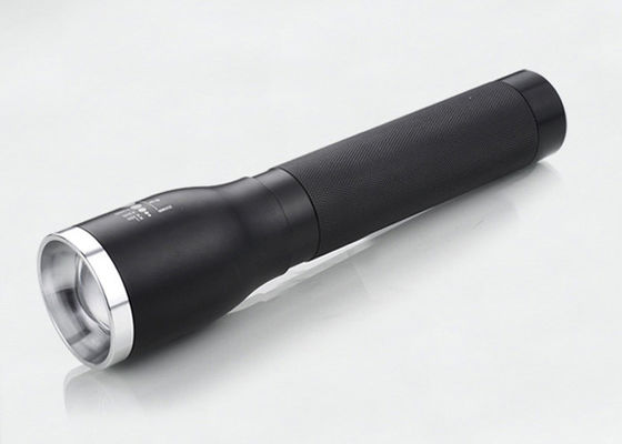 lampe-torche de puissance élevée de secours avec la fonction de bourdonnement, torche menée puissante avec 2 * batterie de D