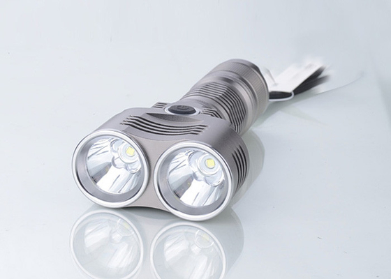 le choc 10W lumineux superbe - rendez la lampe-torche menée rechargeable de ménage avec le commutateur résistante deux