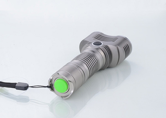 le choc 10W lumineux superbe - rendez la lampe-torche menée rechargeable de ménage avec le commutateur résistante deux