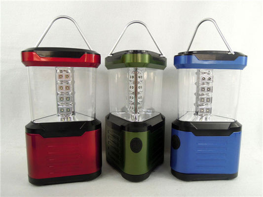 0,5 Lumières extérieures de camping du plastique 24 LED de W avec 4 * batterie de D, 100LM