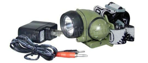 Phare rechargeable imperméable à haute intensité de 3 watts LED pour le pompier