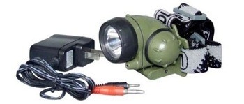 phare rechargeable de phare du Cree 3W avec la courroie, torche principale imperméable