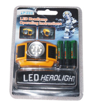 Pile sèche de secours LED Headtorch/phare avec 9 LED IP54