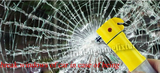 Urgence de voiture Led jaune conduit lampe de poche Rechargeable avec 9 LED