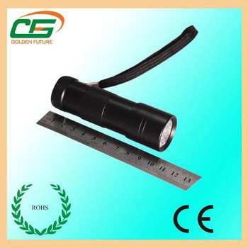Lampe-torche de torche de l'aluminium LED avec 12pcs LED blanche, lampe-torche de D.C.A. LED