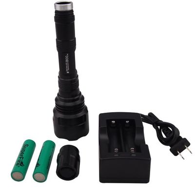 Torche menée rechargeable de lampe-torche de CREE de puissance élevée 3000 lumens 10 watts