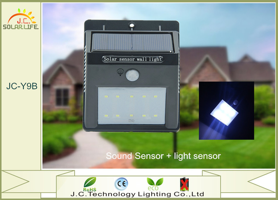 Lumière solaire haute puissance de mur de 200LM SMD 2835 1W LED avec le panneau monocristallin de silicium