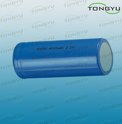 Cellule de batterie rechargeable de la puissance élevée 32650 3.2V 4000mAh LiFePO4 pour la torche