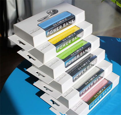 mini keychain de banque de puissance du téléphone portable 2200mAh pour Ipad/MP3/MP4