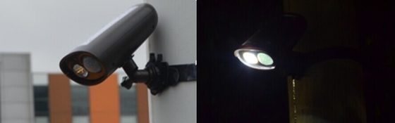 La cour solaire du Cree 250lm LED s'allume, les appareils d'éclairage menés par bâti de mur de torche de 2W LED