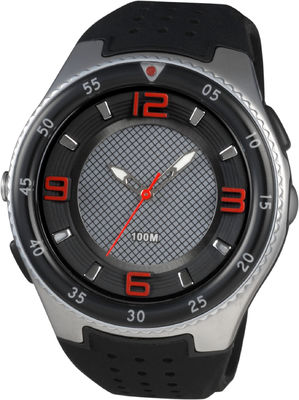 Les montres analogues sportives rondes des hommes avec la torche et le résistant à l'eau menés de 100m
