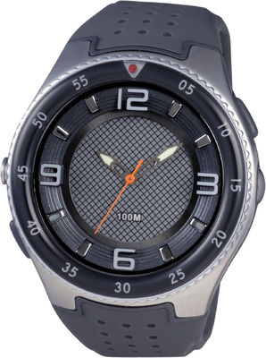 Les montres analogues sportives rondes des hommes avec la torche et le résistant à l'eau menés de 100m