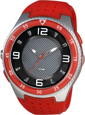 Les montres analogues sportives rondes des hommes avec la torche et le résistant à l'eau menés de 100m