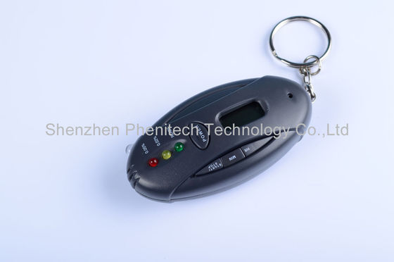 Appareil de contrôle en plastique d'alcool de souffle de Digital Keychain d'ABS rapide de réponse, CE