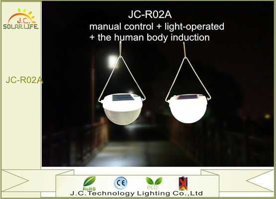 Lumières campantes actionnées solaires de l'économie d'énergie IP55 avec le panneau polycristallin de silicium