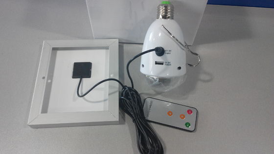 Camper/lecture de la lumière solaire de secours de 2V/6W LED avec le chargeur d'USB